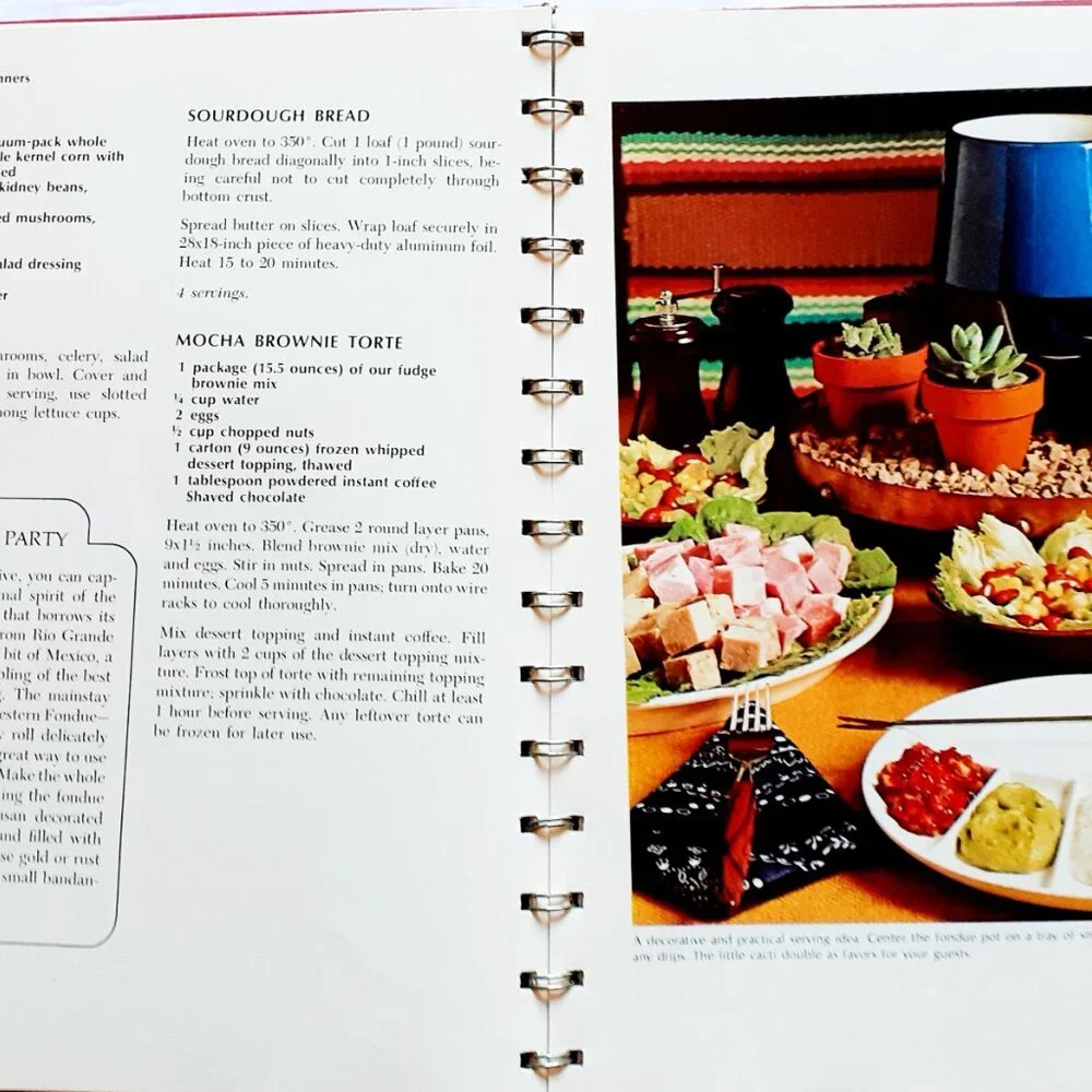 Vintage 70s Cookbook Betty Crocker's Dinner Parties